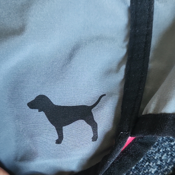 PINK Victoria's Secret Gray and Pink Athletic Shorts - Picture 3 of 12